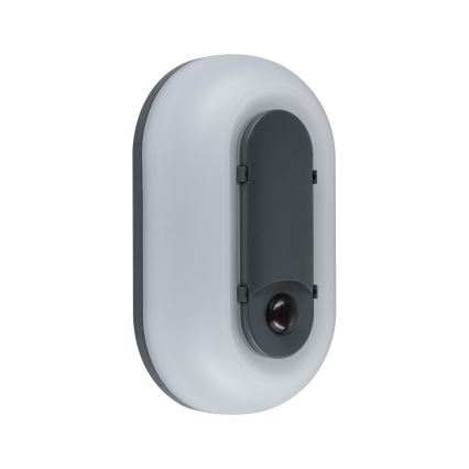 Paulmann 94958 - LED/18,5W IP65 Reguliuojamas lauko sieninis šviestuvas su judesio ir sumrėkimo jutikliu ELUNOR 230V 2200/3000/4000K antracitas