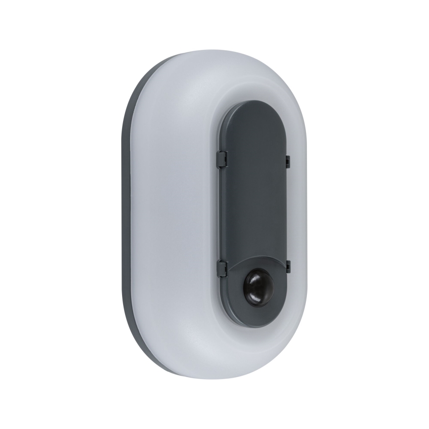 Paulmann 94958 - LED/18,5W IP65 Reguliuojamas lauko sieninis šviestuvas su judesio ir sumrėkimo jutikliu ELUNOR 230V 2200/3000/4000K antracitas
