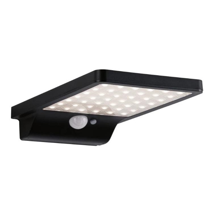 Paulmann 95393 - LED/4W IP44 Pritemdomas saulės energijos sieninis šviestuvas su jutikliu SOLVEIG 3,7V 2000 mAh