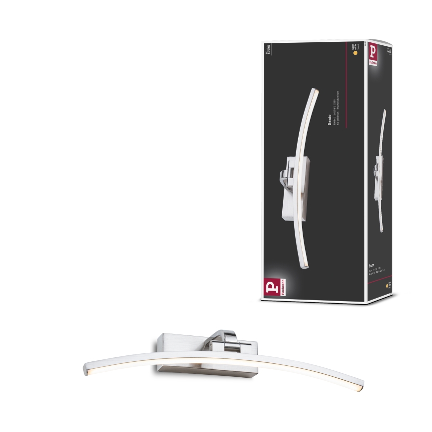 Paulmann 95558 - LED/10W paveikslų šviestuvas BENTO 230V 50 cm matinis chromas