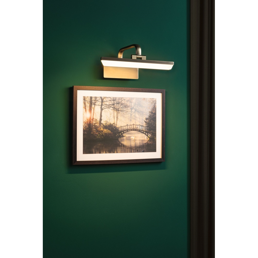 Paulmann 95568 - LED/6W Paveikslų šviestuvas RENAN 230V 30 cm žalvaris