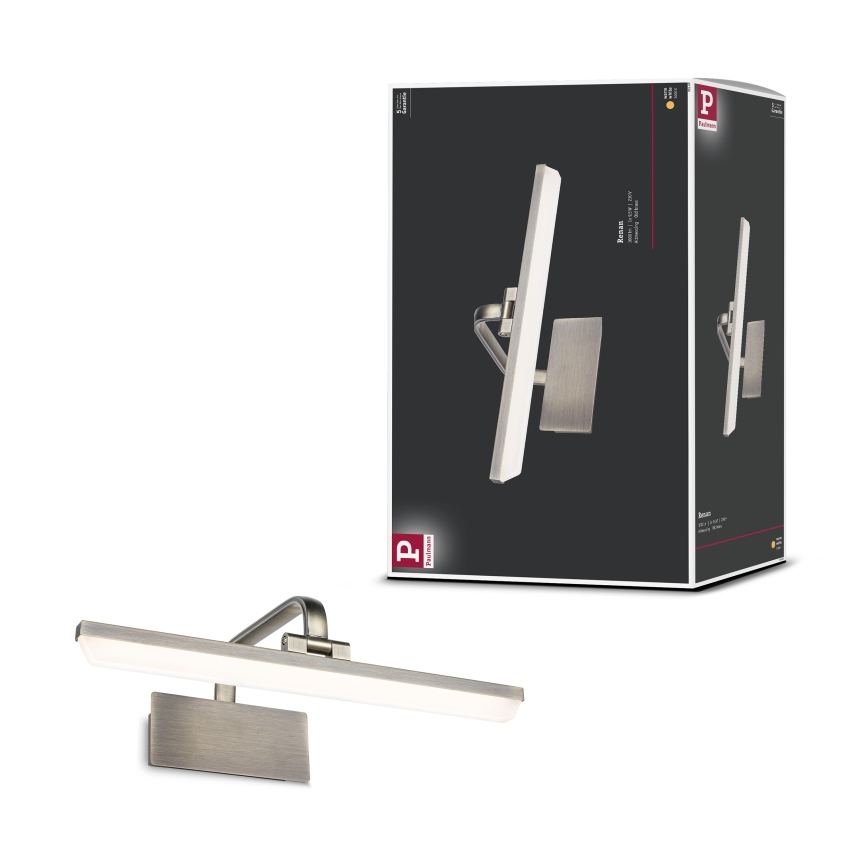 Paulmann 95569 - LED/9,5W paveikslų šviestuvas RENAN, 230V, 40 cm, žalvario apdaila