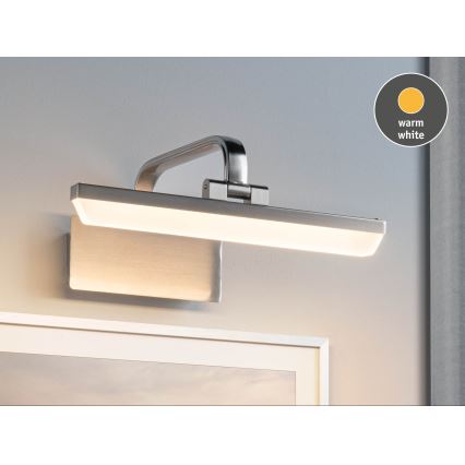 Paulmann 95571 - LED/6W paveikslų šviestuvas RENAN 230V 30 cm matinis chromas