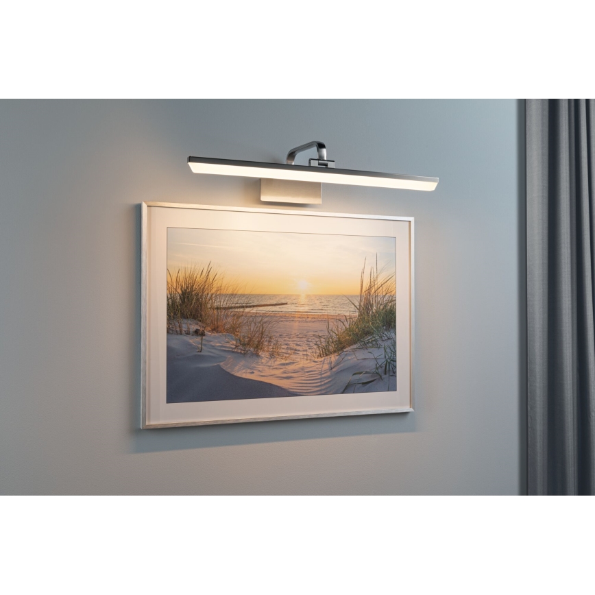 Paulmann 95573 - LED/11W Paveikslų šviestuvas RENAN 230V 60 cm matinis chromas