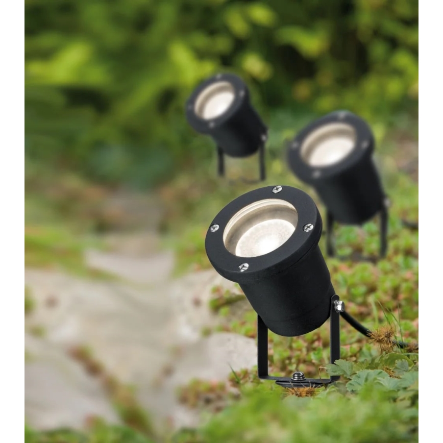 Paulmann 98897 - RINKINYS 3xLED GU10/3,5W IP65 Lauko lempa 230V