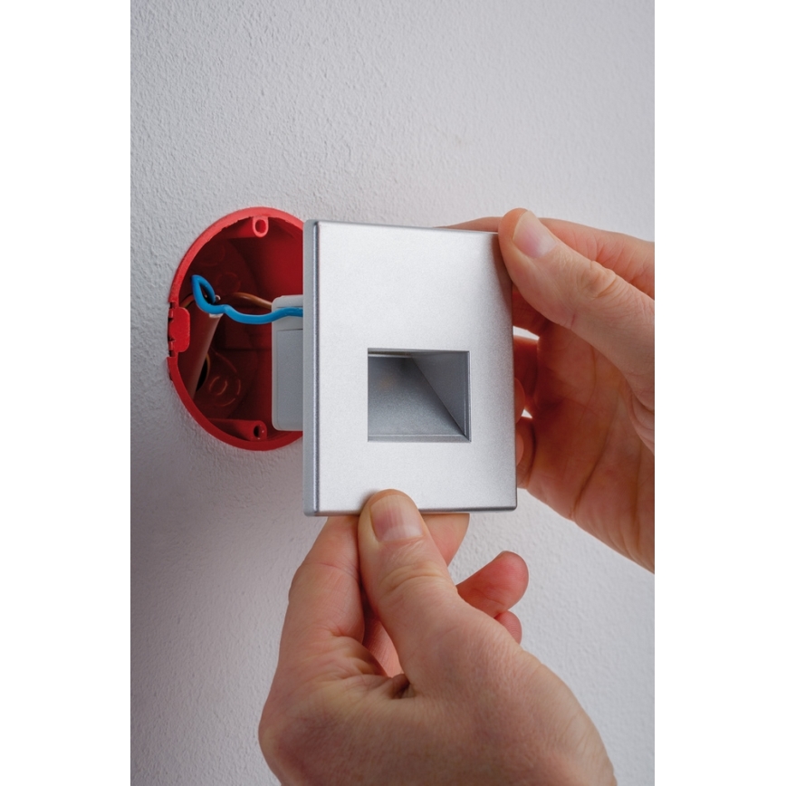 Paulmann 99495 - LED/1,2W Laiptinės šviestuvai EDGE 230V