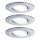 Paulmann 99933 - KOMPLEKTAS 3x LED/5,2W IP65 Pritemdomas įleidžiamas lubinis vonios šviestuvas 230V
