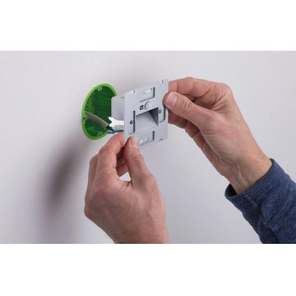 Paulmann  93135 - LED/1,2W Laiptinės šviestuvai su jutikliu EDGE 230V juoda