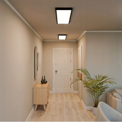 Paviršinė LED panelė 60W/230V 30x120 cm juoda