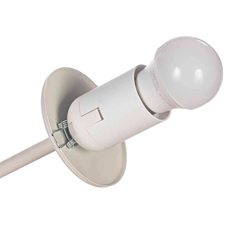 Paviršinis lubų šviestuvas MOON 6xE27/15W/230V kreminės spalvos