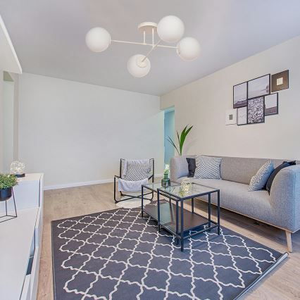 Paviršinis šviestuvas MOON 4xE27/15W/230V, kremo spalvos