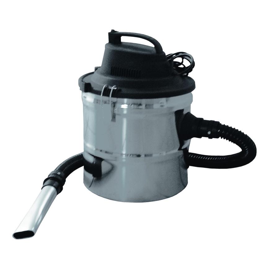 Pelenų dulkių siurblys 18 l 1200W/230V blizgus chromas