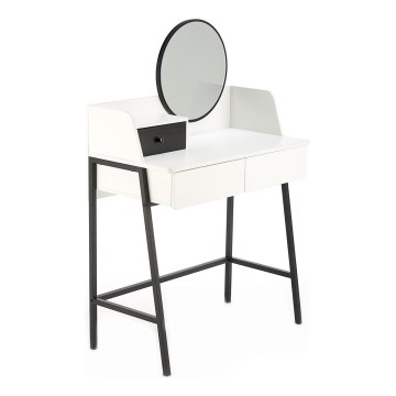 Persirengimo staliukas AGNES 120x80 cm balta/juoda