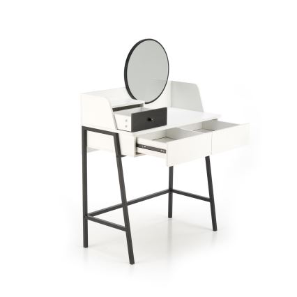Persirengimo staliukas AGNES 120x80 cm balta/juoda