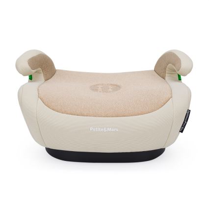 PETITE&MARS - Automobilinė kėdutė paaukštinama OPTIMUS PRO i-Dydis 125-150 cm (22-36 kg) smėlio spalva