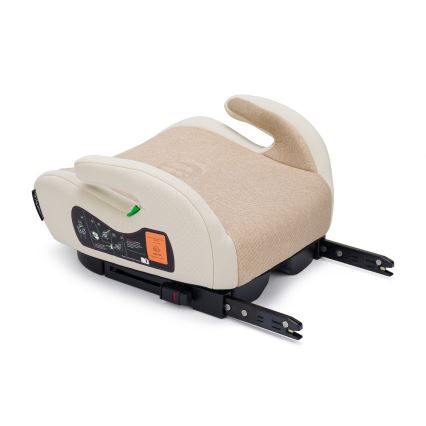 PETITE&MARS - Automobilinė kėdutė paaukštinama OPTIMUS PRO i-Dydis 125-150 cm (22-36 kg) smėlio spalva