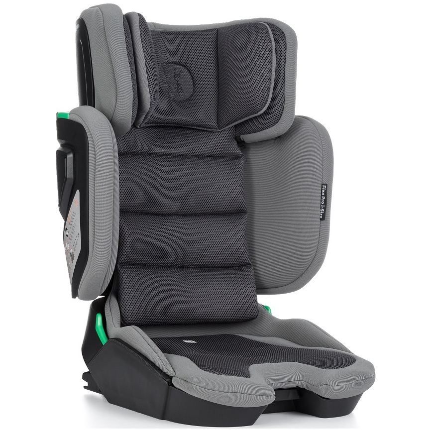 PETITE&MARS - Automobilio sėdynė FLEX PRO i-Dydis 100-150 cm (15-36 kg) pilka