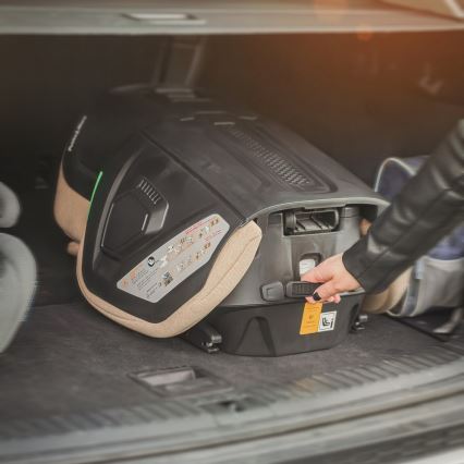 PETITE&MARS - Automobilio sėdynė FLEX PRO i-Dydis 100-150 cm (15-36 kg) smėlio spalva