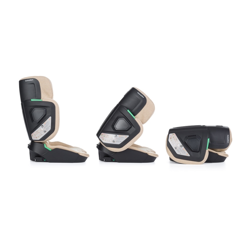 PETITE&MARS - Automobilio sėdynė FLEX PRO i-Dydis 100-150 cm (15-36 kg) smėlio spalva