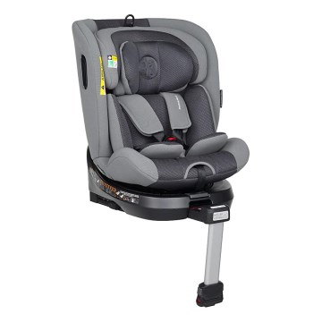 PETITE&MARS - Automobilio sėdynė TWISTGUARD PRO i-Dydis 40-150 cm (0-36 kg) pilka