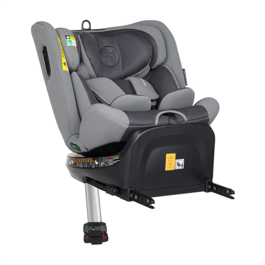 PETITE&MARS - Automobilio sėdynė TWISTGUARD PRO i-Dydis 40-150 cm (0-36 kg) pilka