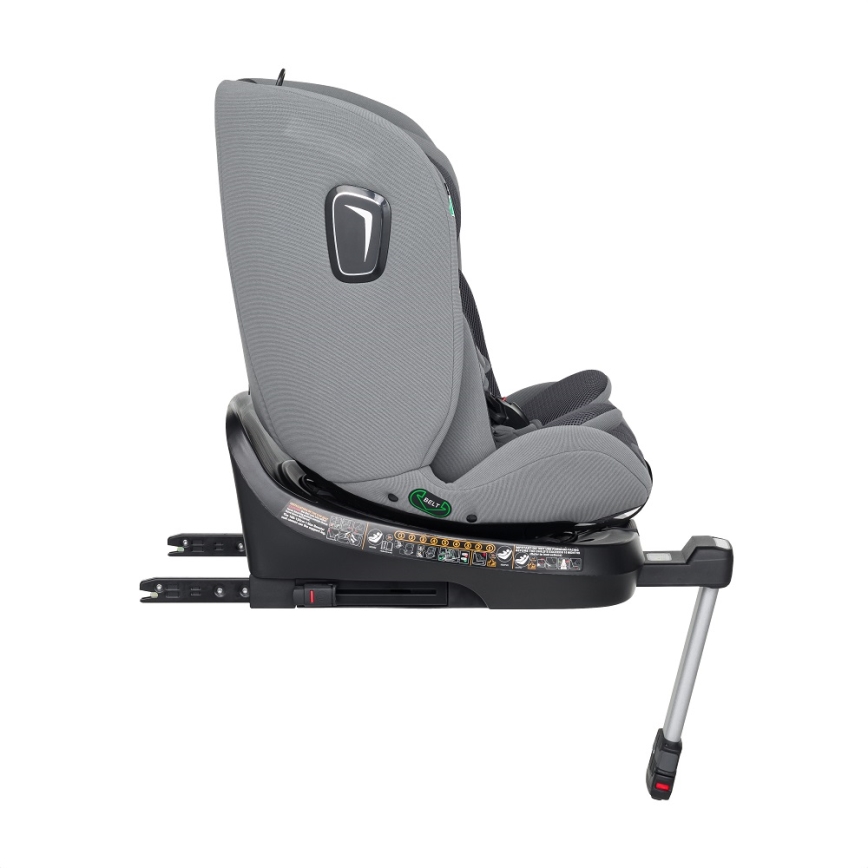 PETITE&MARS - Automobilio sėdynė TWISTGUARD PRO i-Dydis 40-150 cm (0-36 kg) pilka