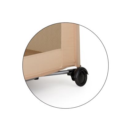 PETITE&MARS - Kelioninė lovelė NYJA Urban Jungle Sand