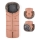 PETITE&MARS - KOMPLEKTAS Kūdikių vokelis 4in1 ARCTIC + stroller ranka muffs FURRY Pastel Peach