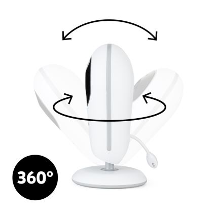 PETITE&MARS - Kūdikio monitorius NANO 4.0 3,7V 1760 mAh