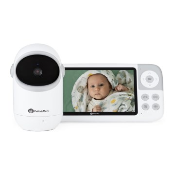 PETITE&MARS - Kūdikių stebėjimo įrenginys su monitoriumi EVE 5.0 3,8V 3050 mAh