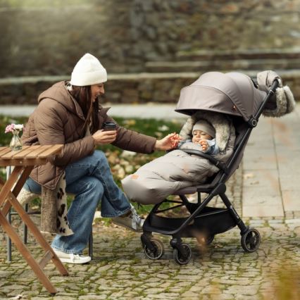 PETITE&MARS - Sportinis vežimėlis ZIP Velvet Grey