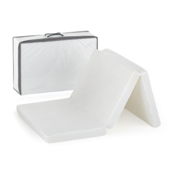 PETITE&MARS - Sulankstoma kelioninė čiužinėlė FOLDIE 120x60 cm balta