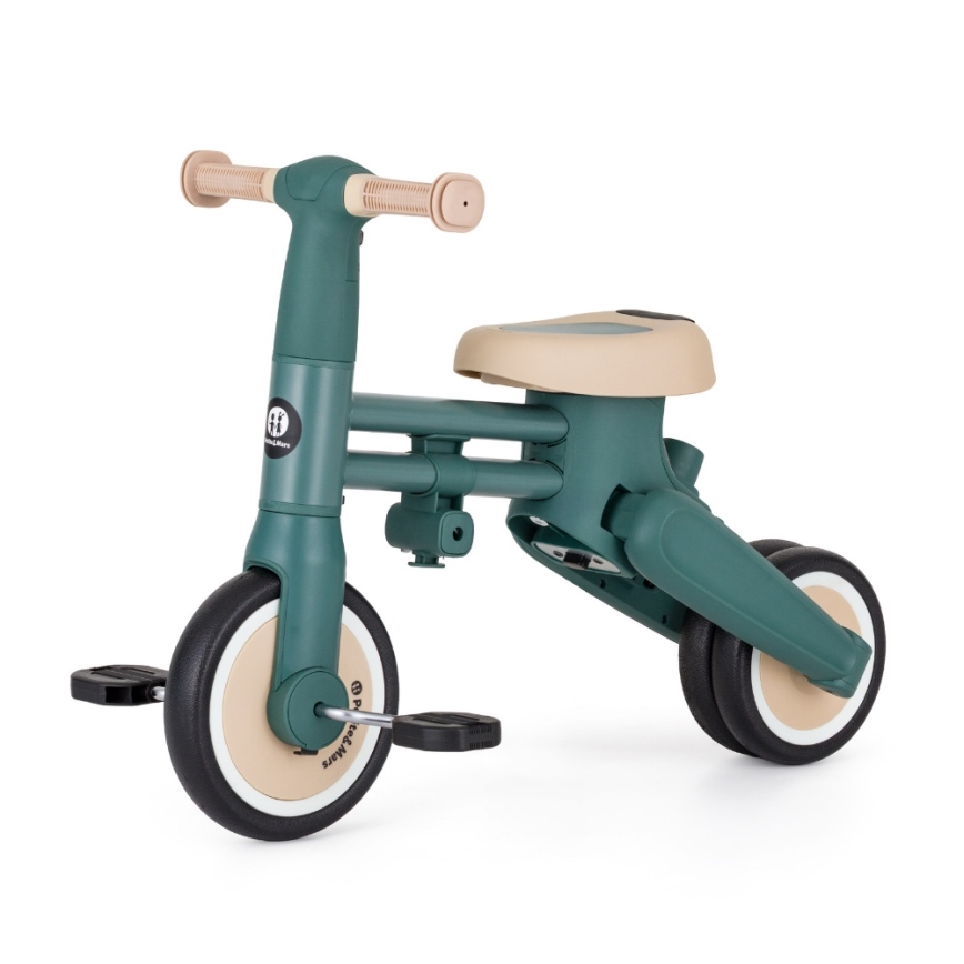 PETITE&MARS - Vaikiška triratė 4 viename DRIFT Misty Green