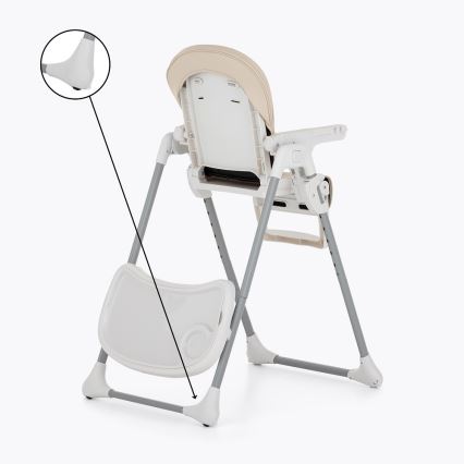 PETITE&MARS - Vaikiška valgomojo kėdė GUSTO smėlio spalvos