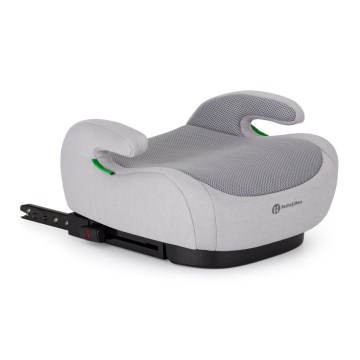 PETITE&MARS - Vaikiškas automobilinis pakėlėjas OPTIMUS PRO i-Size Air 125-150 cm (22-36 kg) pilkas