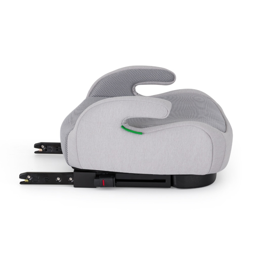 PETITE&MARS - Vaikiškas automobilinis pakėlėjas OPTIMUS PRO i-Size Air 125-150 cm (22-36 kg) pilkas