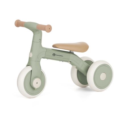 PETITE&MARS - Vaikiškas balansinis dviratukas 3 viename BINGO Sage Leaf