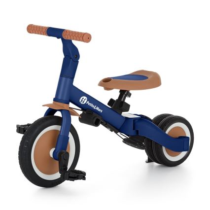 PETITE&MARS - Vaikiškas triratis 5in1 TURBO Enigmatic Blue