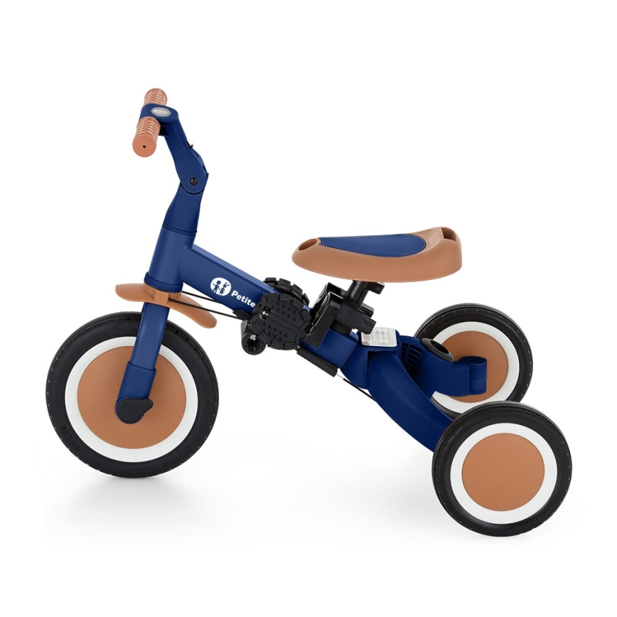 PETITE&MARS - Vaikiškas triratis 5in1 TURBO Enigmatic Blue