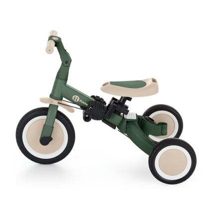PETITE&MARS - Vaikiškas triratis 5in1 TURBO Misty Green