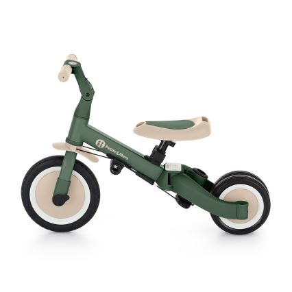 PETITE&MARS - Vaikiškas triratis 5in1 TURBO Misty Green
