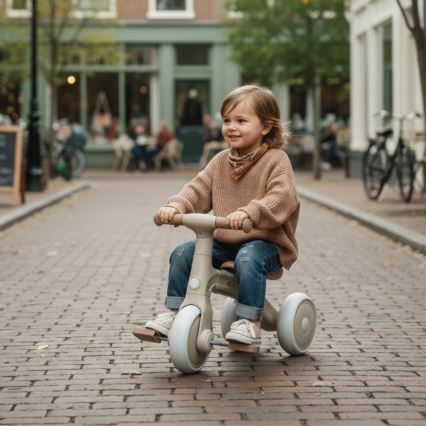 PETITE&MARS - Vaikiškas triratukas 3 viename BINGO Ivory White