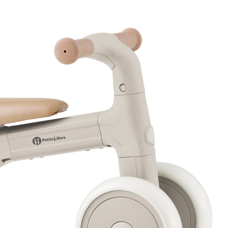 PETITE&MARS - Vaikiškas triratukas 3 viename BINGO Ivory White