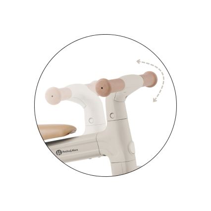 PETITE&MARS - Vaikiškas triratukas 3 viename BINGO Ivory White