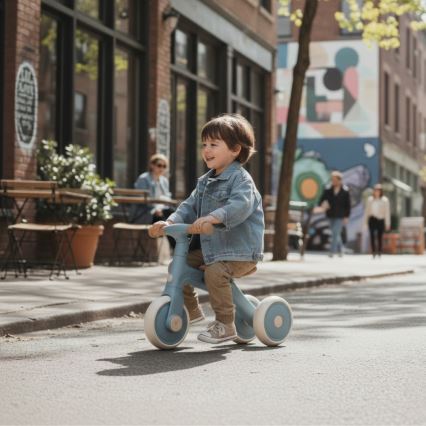 PETITE&MARS - Vaikiškas triratukas 3 viename BINGO Stering Blue