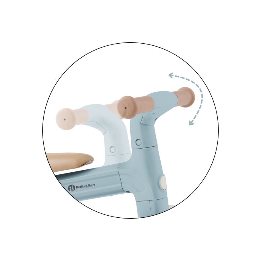 PETITE&MARS - Vaikiškas triratukas 3 viename BINGO Stering Blue