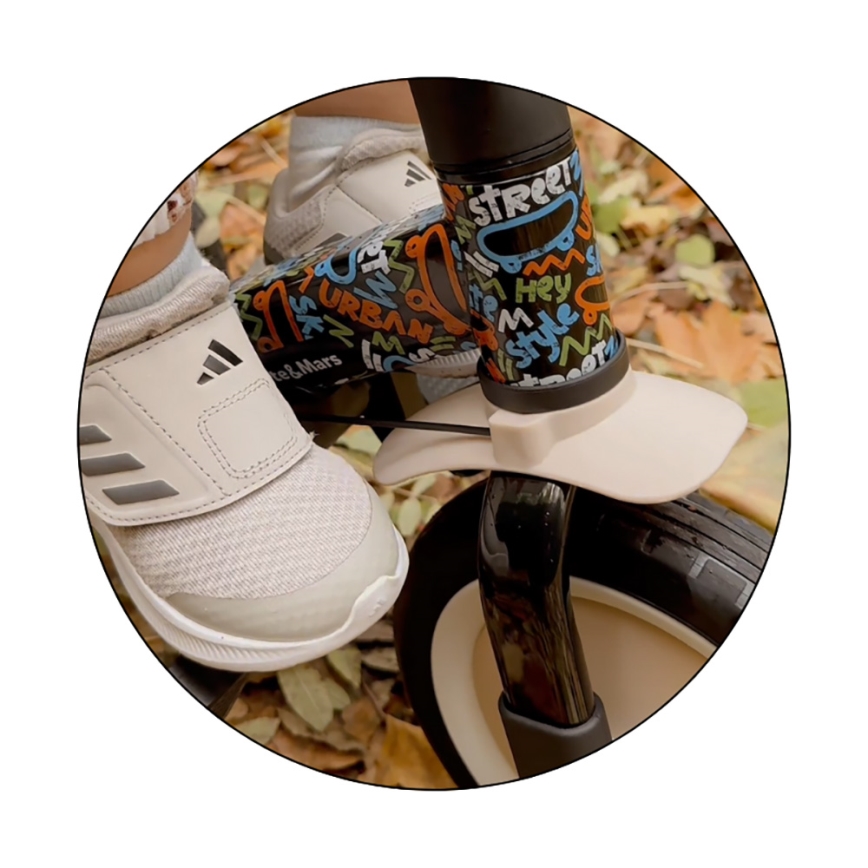 PETITE&MARS - Vaikiškas triratukas 5 viename TURBO LIMITED City Beat