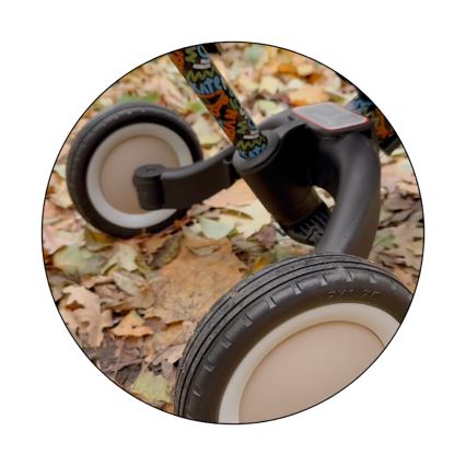 PETITE&MARS - Vaikiškas triratukas 5 viename TURBO LIMITED City Beat