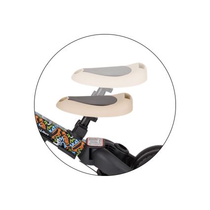 PETITE&MARS - Vaikiškas triratukas 5 viename TURBO LIMITED City Beat