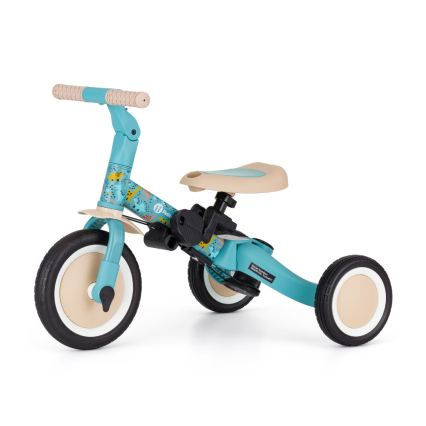 PETITE&MARS - Vaikiškas triratukas 5 viename TURBO LIMITED Dino Park